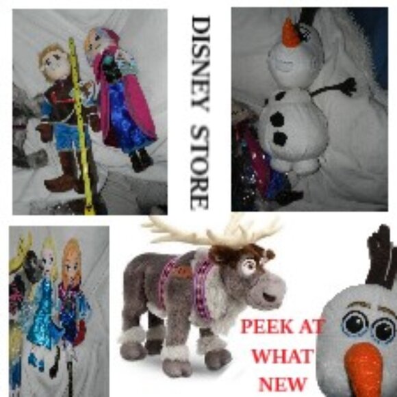 DISNEY FROZEN SVEN 20" POSABLE SOFT PLUSH TOY REINDEER NWT/🆕SHIPS😮‍💨⚡🚚 - Picture 14 of 16